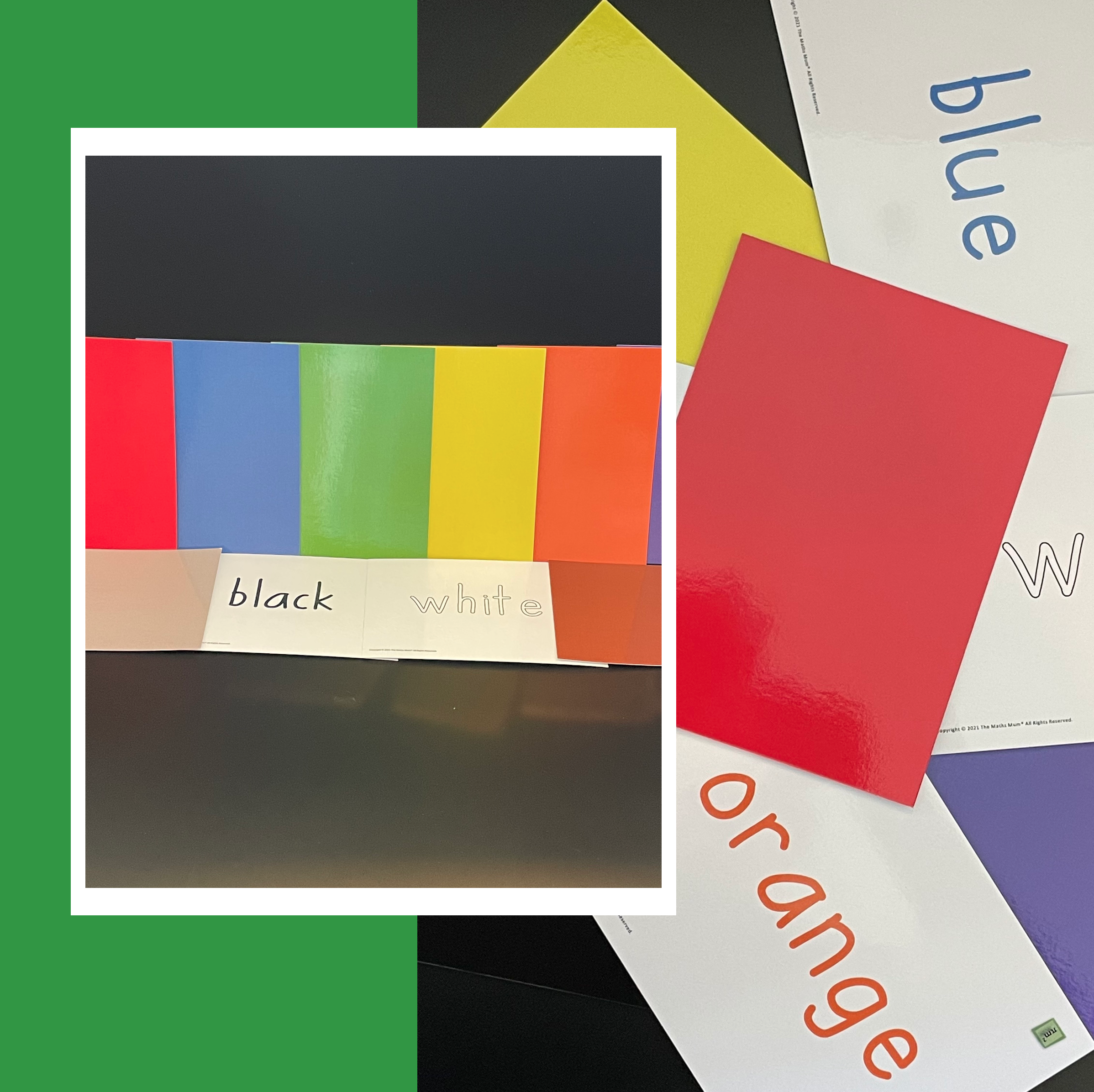 Colour Flashcards - Set of 10 A6