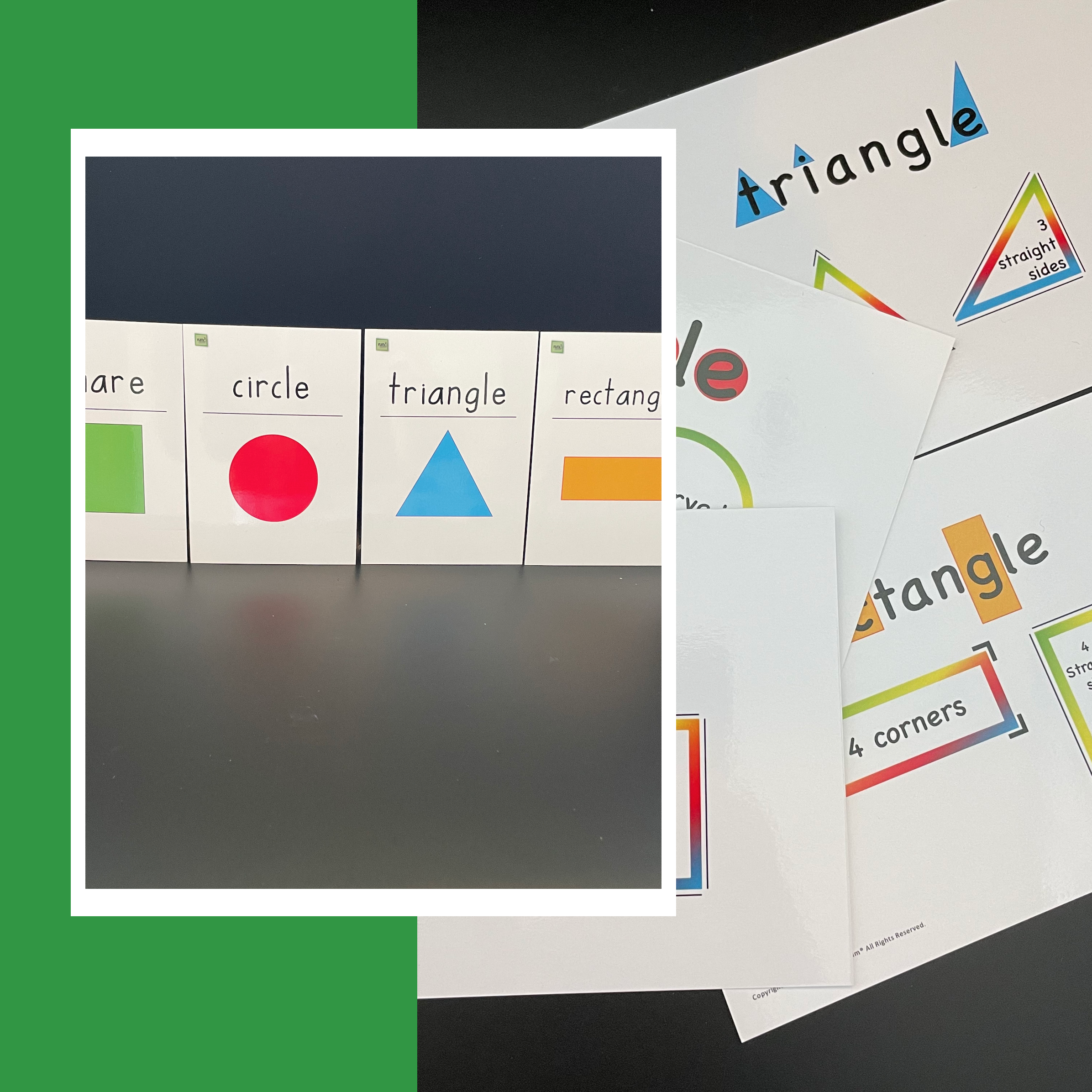 Shape Flashcards - Set of 4 A6