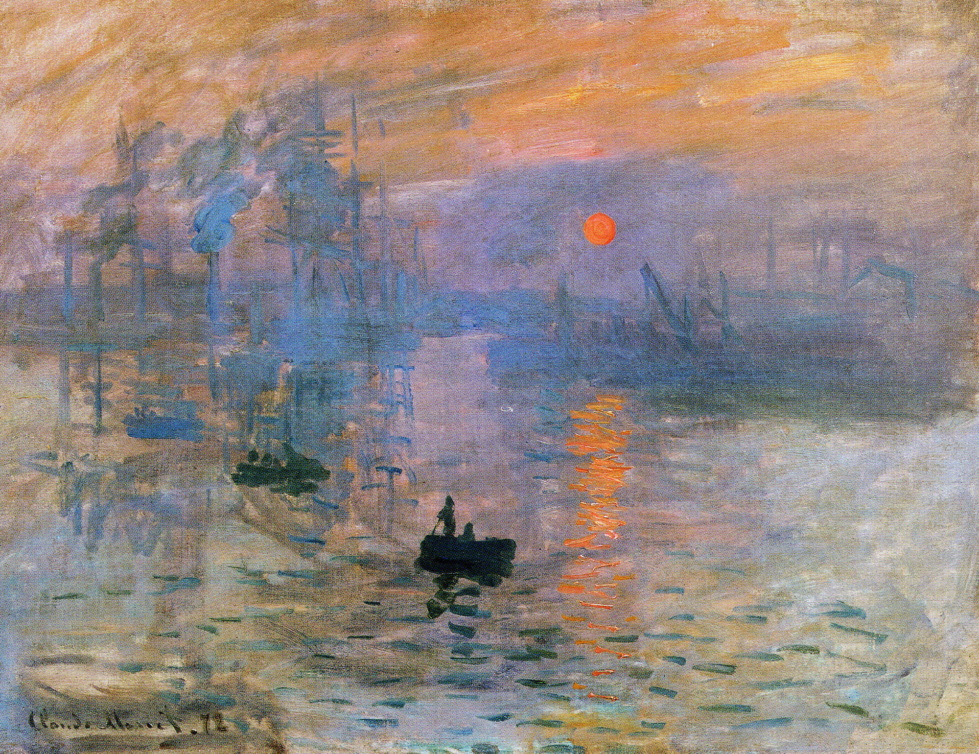Claude Monet, Impression, Sunrise, 1872-74