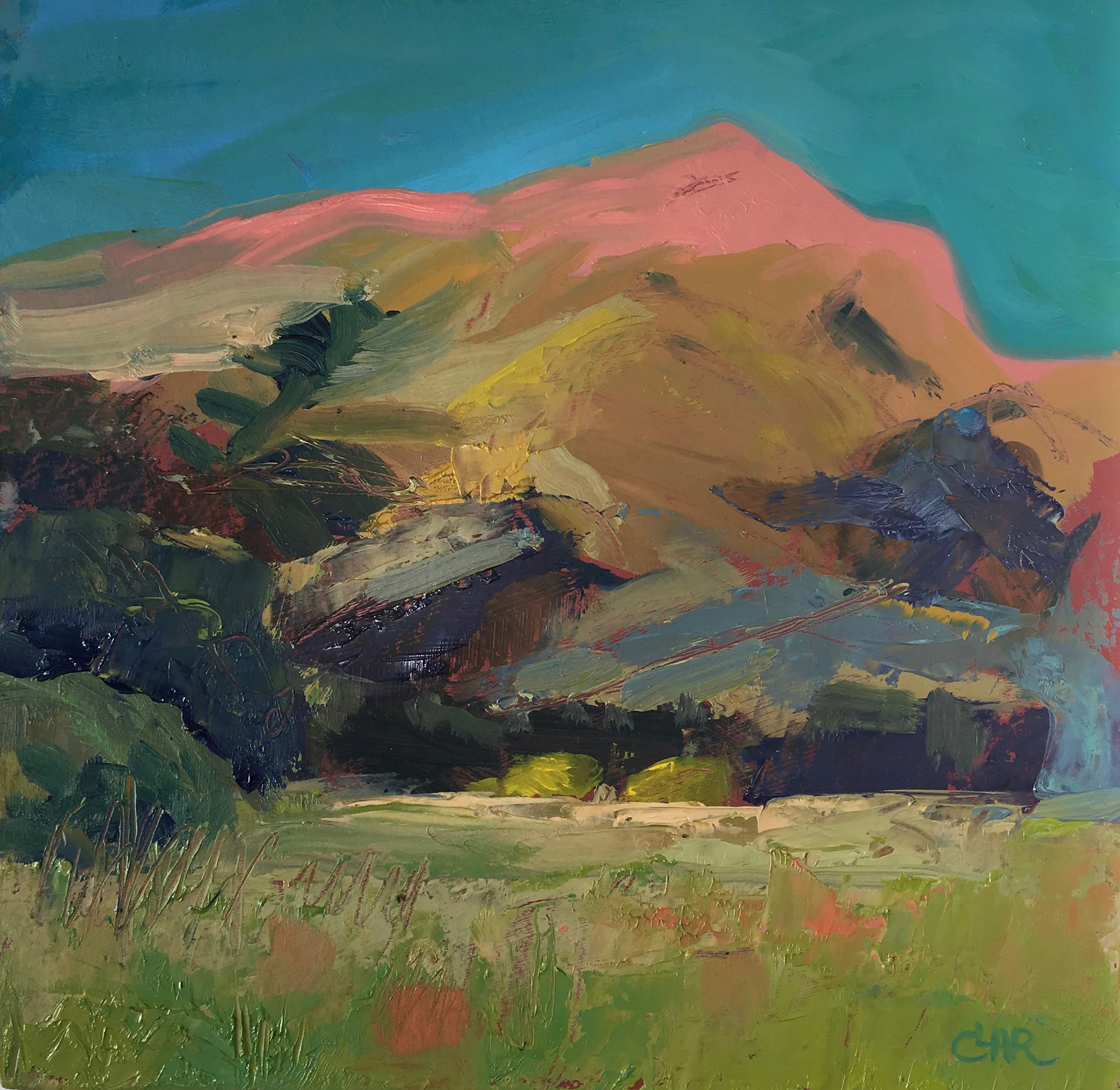 Chris Richbell, Cumbrian Colours , oil painting