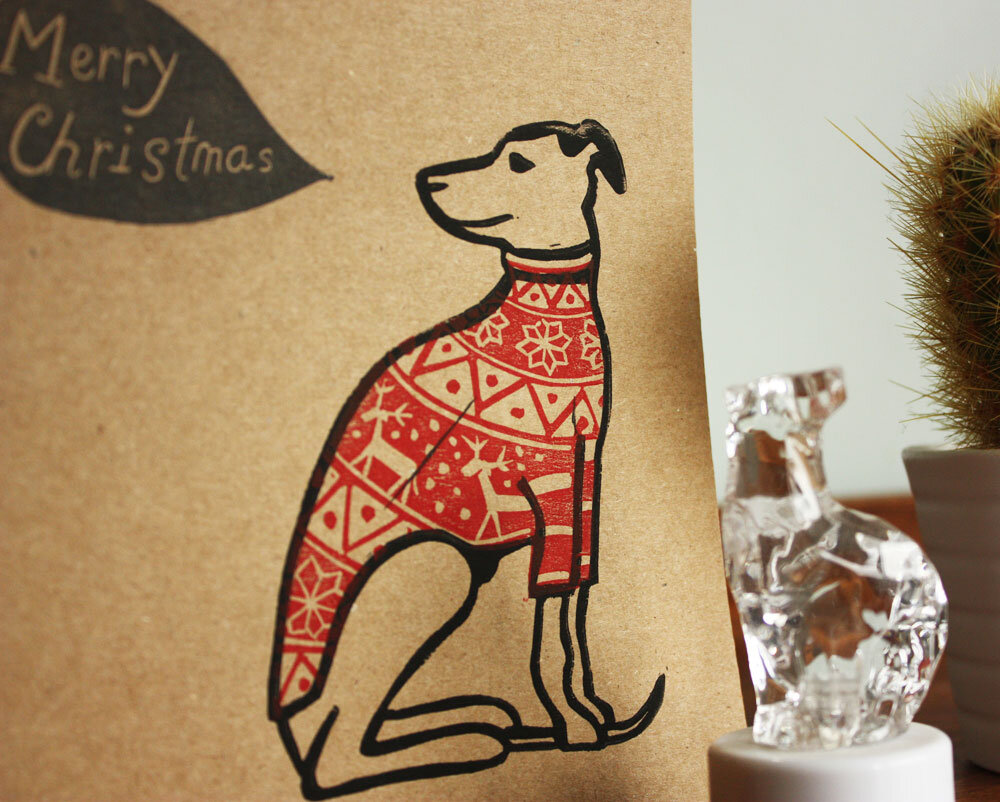 Christmas Dachhound Card (Copy) (Copy) (Copy)