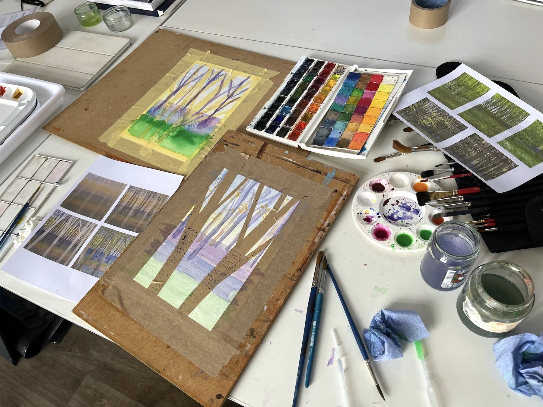 Exploring Watercolour Techniques (5 week morning course)