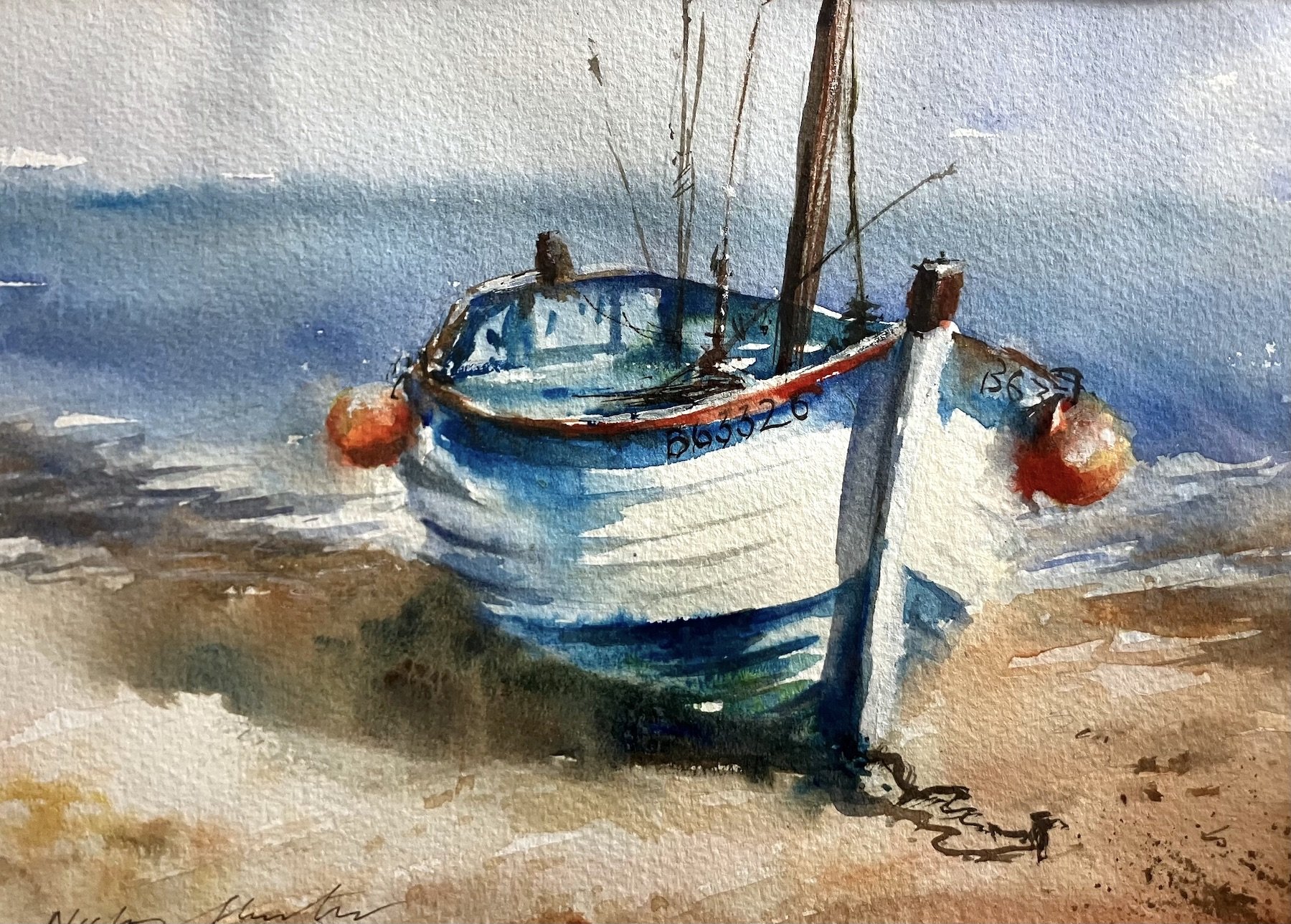 Watercolour Painting Workshop - Little Boat