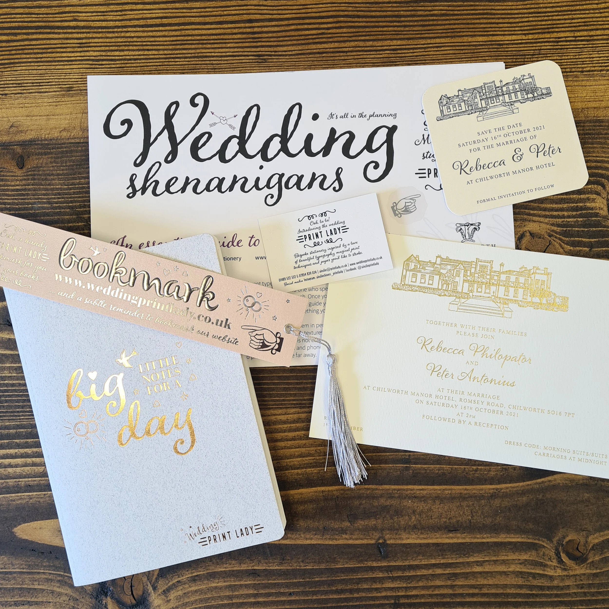 Wedding Shenanigans Newsletter Pack