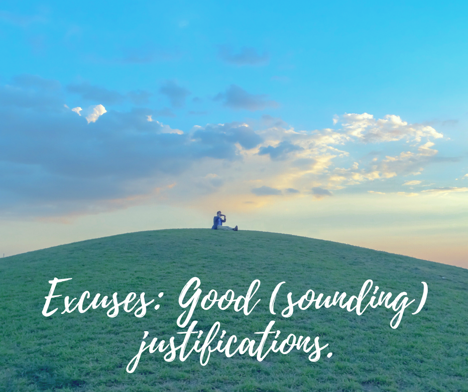 Excuse: a good (sounding) justification