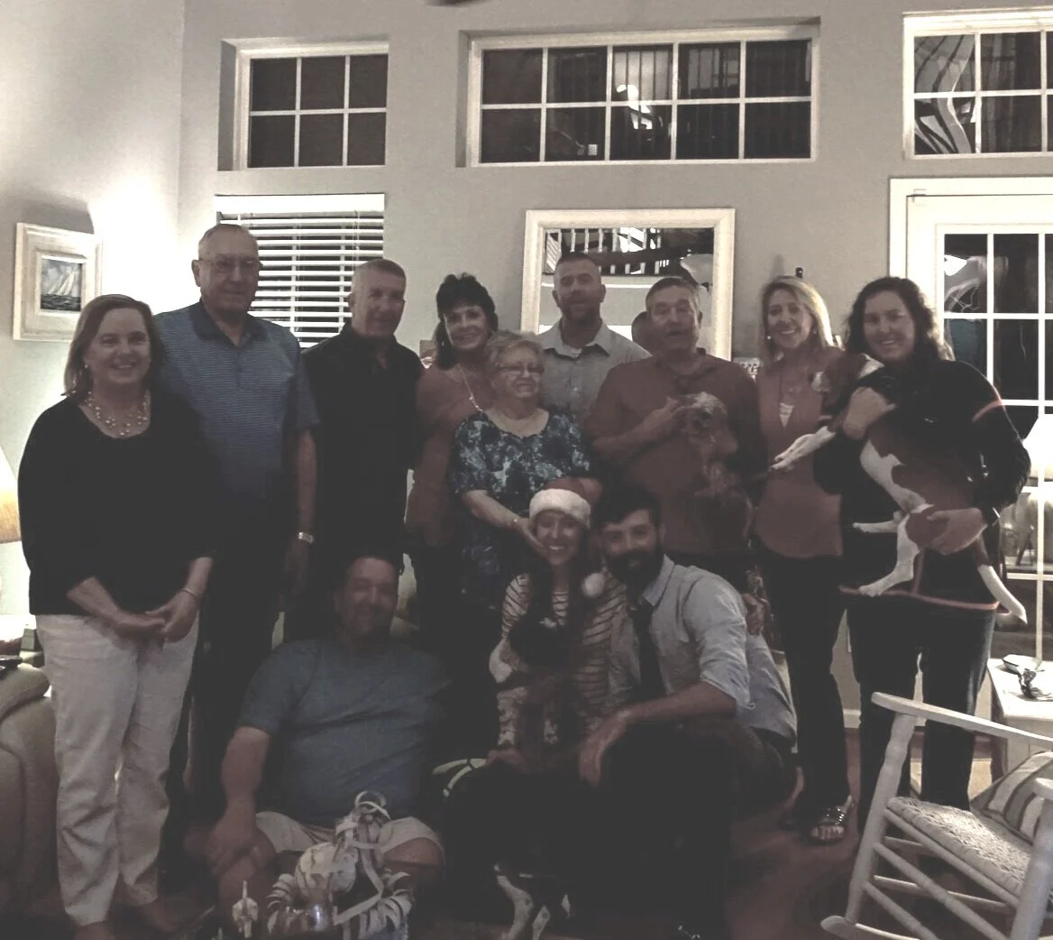 The Burnham Family at Christmastime. In all the glory. This is heritage.