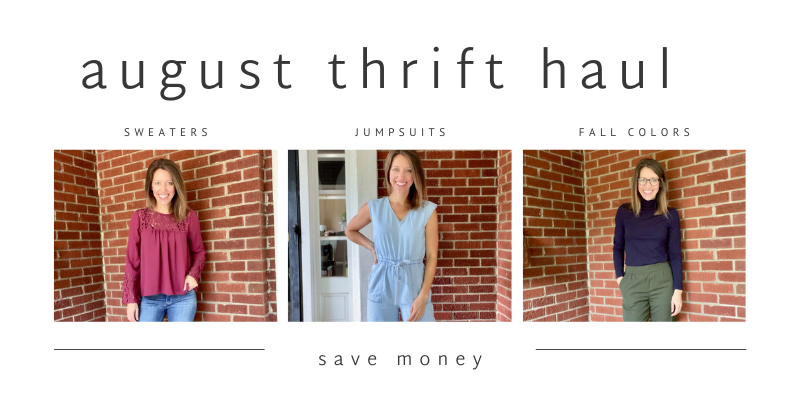 August Thrift Store Haul