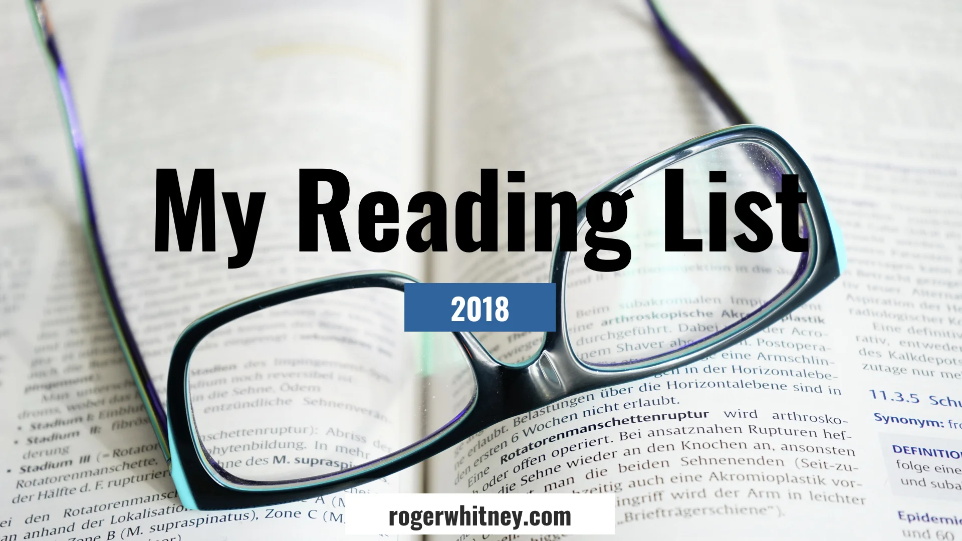 #206 - My Reading List 2018