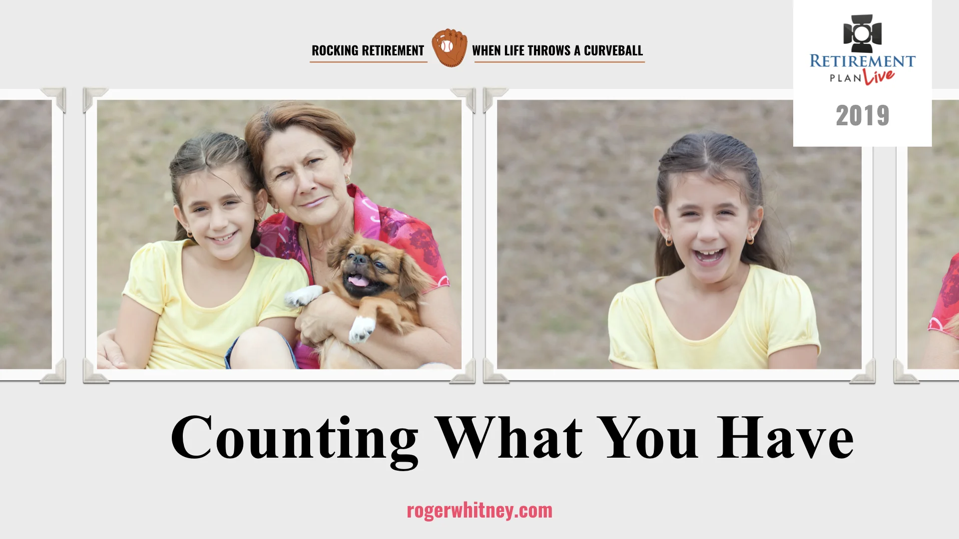 #291 - Retirement Plan Live 2019 - Counting What You Have