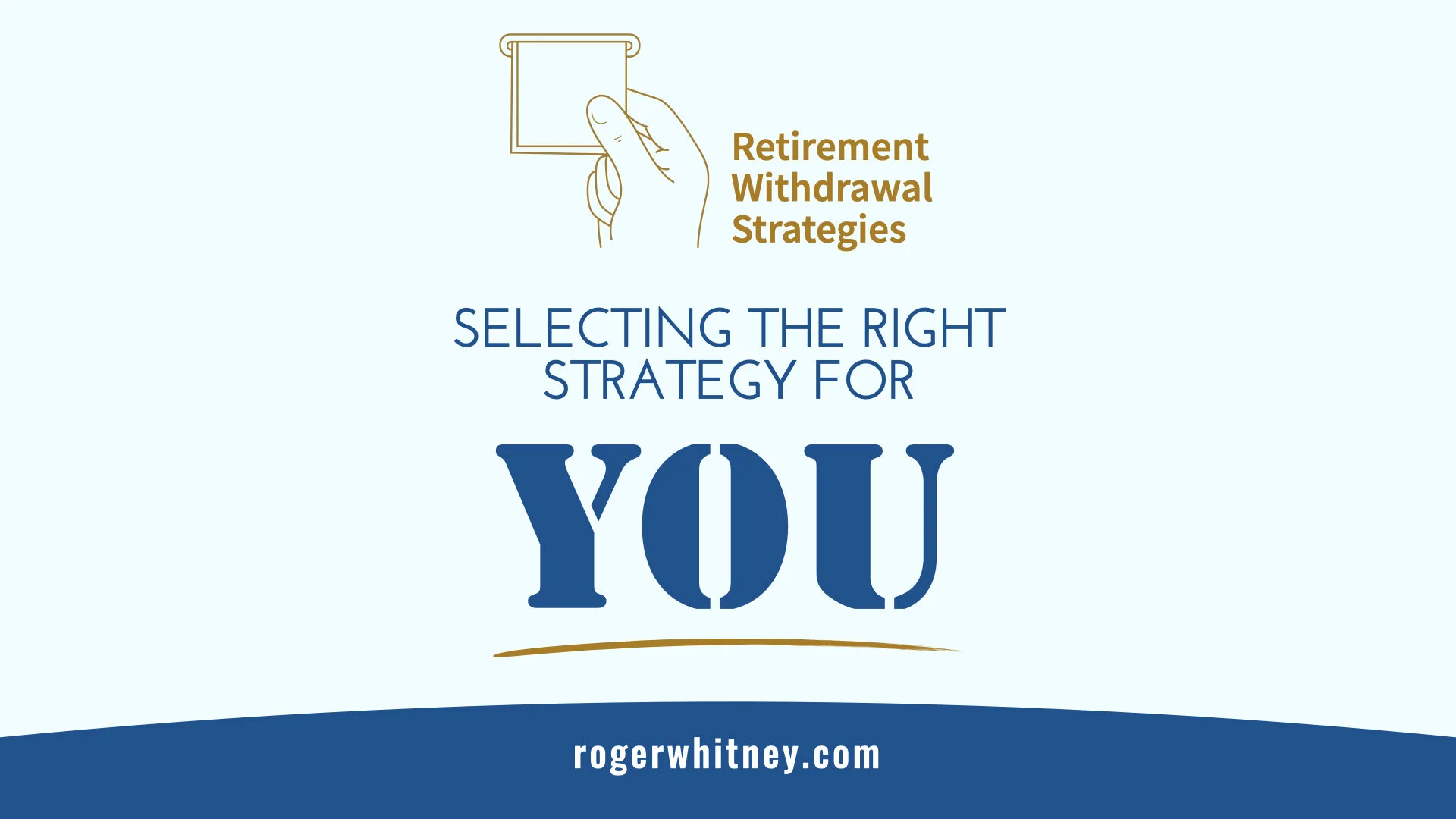#388 - Retirement Withdrawal Strategies: Selecting the Right Strategy for YOU