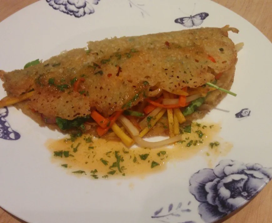 Vietnamese Shrimp Pancakes