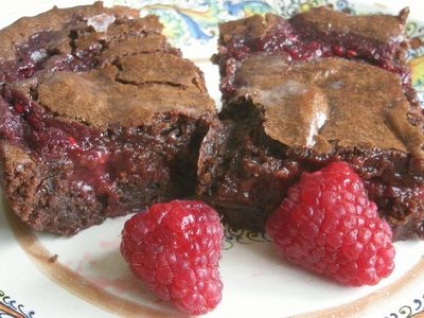 Raspberry Brownies