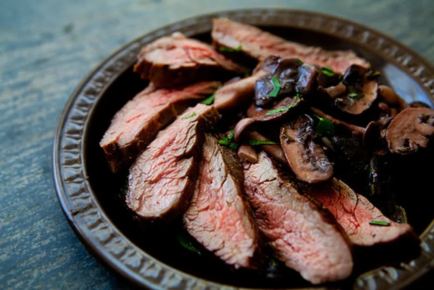 Beef Sauté with Mixed Wild Mushrooms