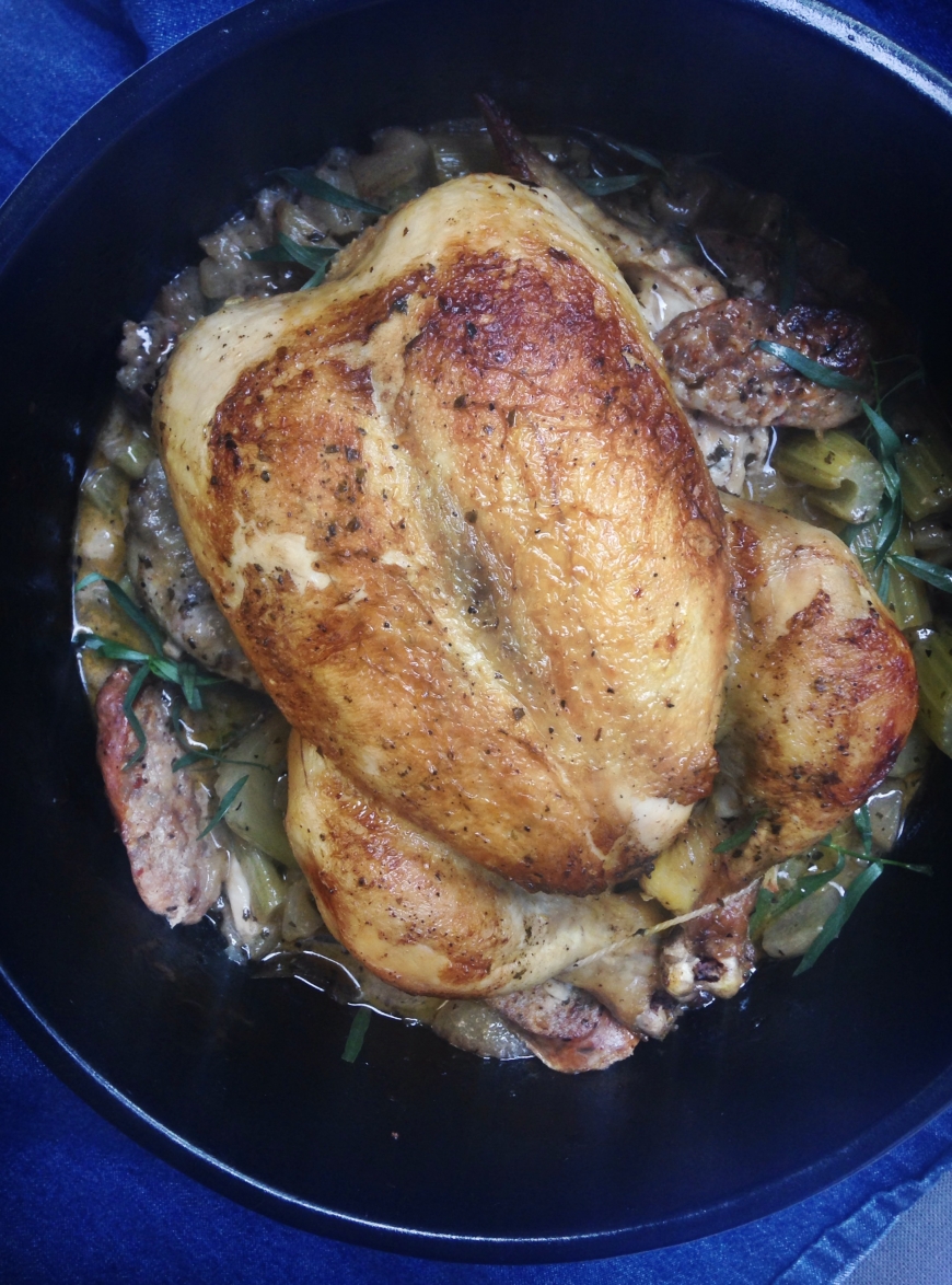Spiced Braised Chicken with Apples and Celery | Lucy Waverman's Kitchen