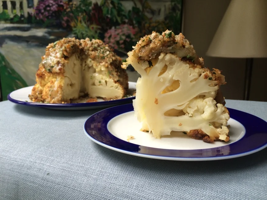 Cauliflower Cheese Crumble