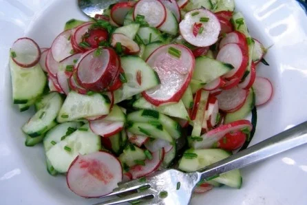 Shaved Radish Salad
