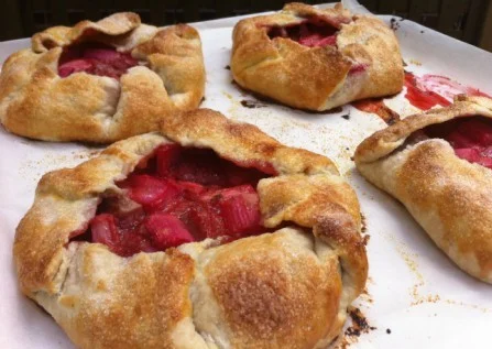 Strawberry Rhubarb Galettes