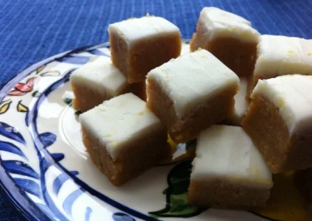 Ginger Lemon Fudge Bars