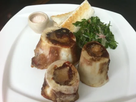 Fergus Henderson's Roast Bone Marrow and Parsley Salad