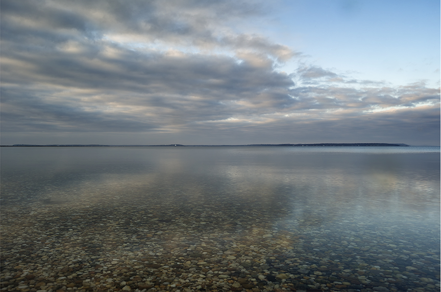 Orient Harbor Winter Morning