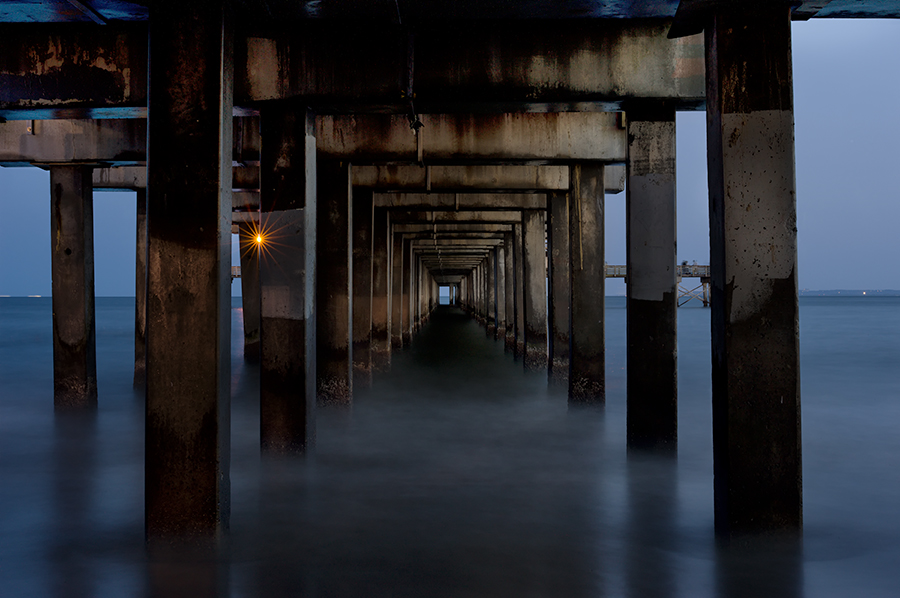 Under Santa Monica Pier