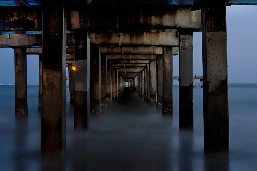 Under Santa Monica Pier