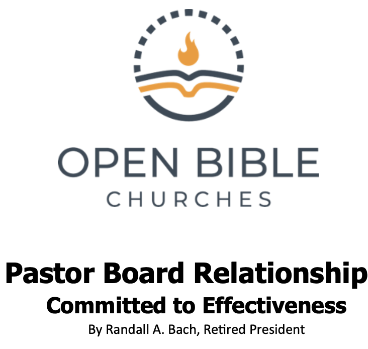 Pastor Board Relationship 