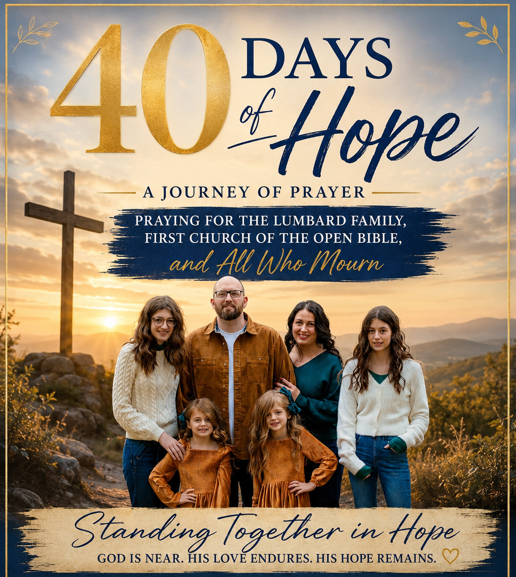 40 Days of Hope with  Prayer &amp; Fasting - Standing in the Gap 