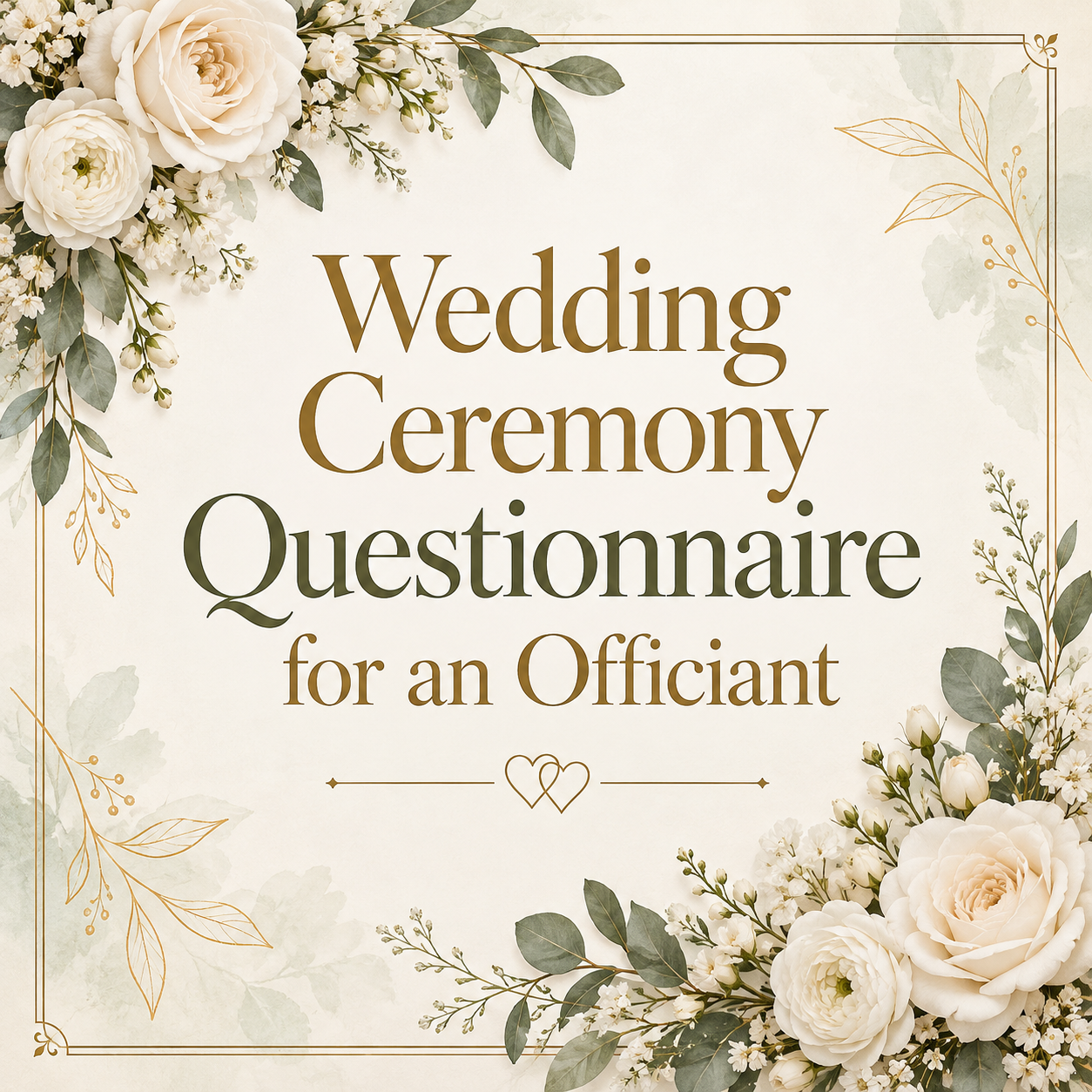 Wedding Ceremony Questionnaire 