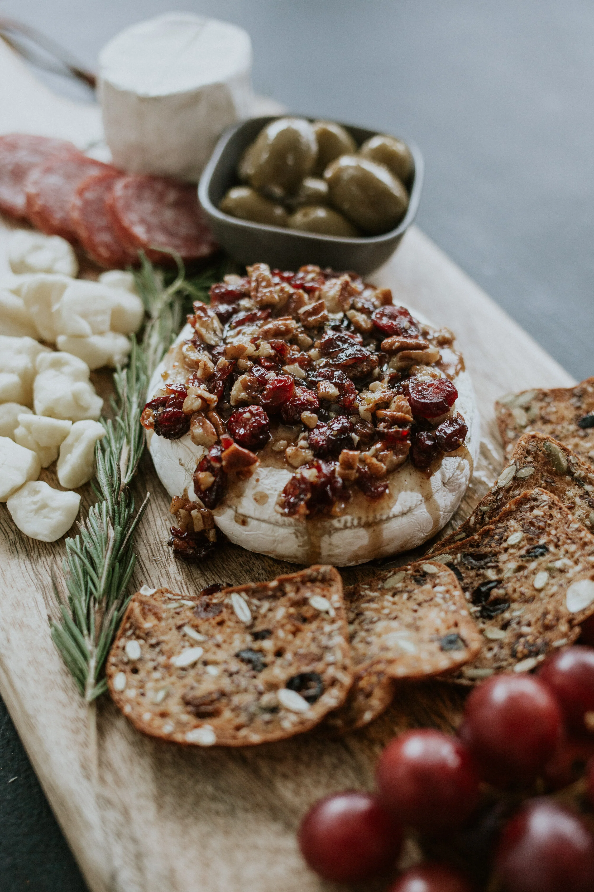Cranberry Pecan Baked Brie Charcuterie Recipe The Fraser Valley