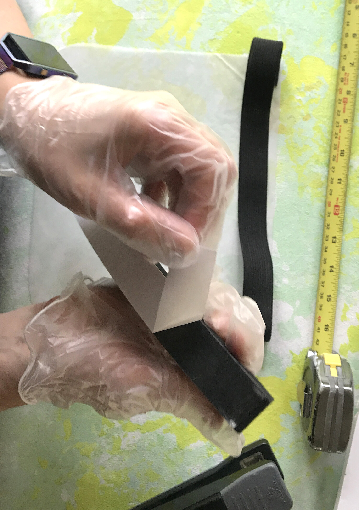 PEEL BACK STRIP WITH ADHESIVE ON FOAM TAPE