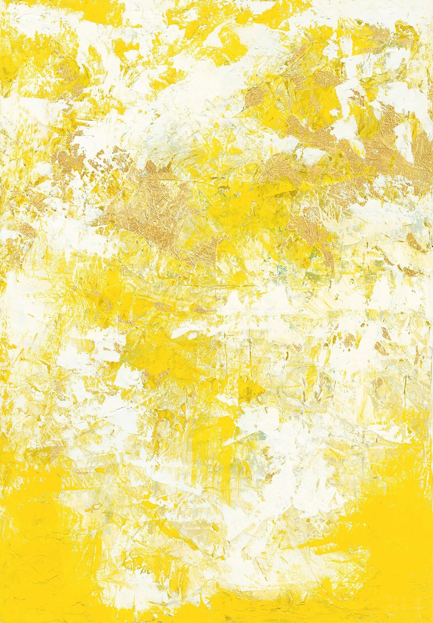 Notre tapis de yoga Helios, soleil jaune doré, pris dans les embruns des mers.