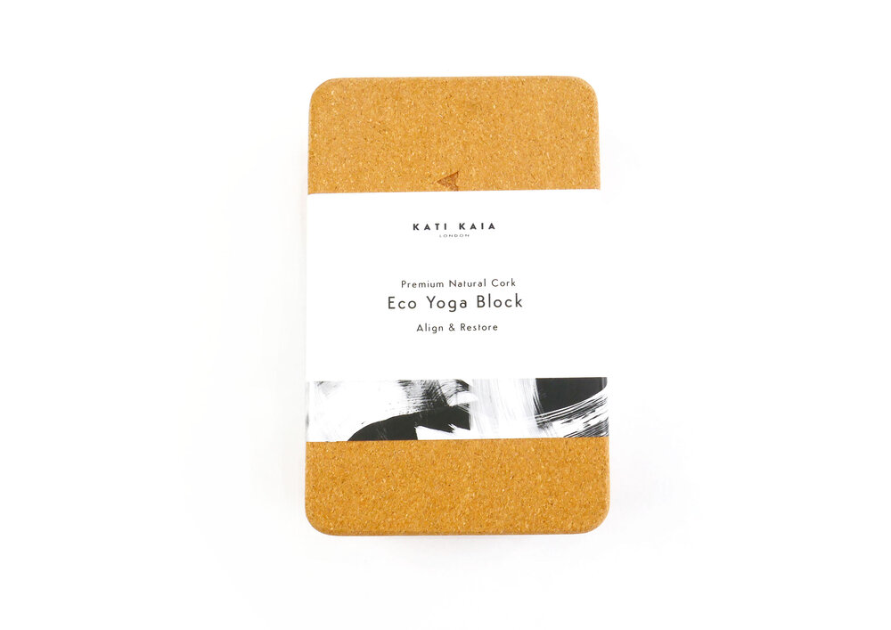 Drishti Natural Cork Yoga Block Kainoa Brands Drishti Natural Cork Yoga Block Kainoa Brands