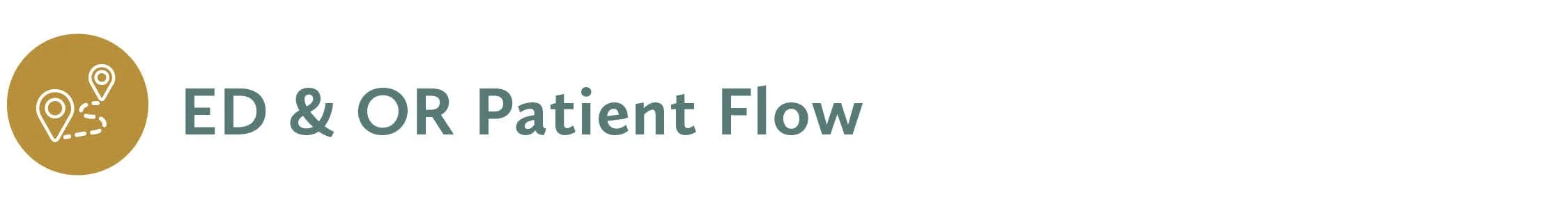 ed and or patient flow