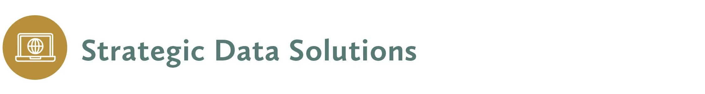 strategic data solutions