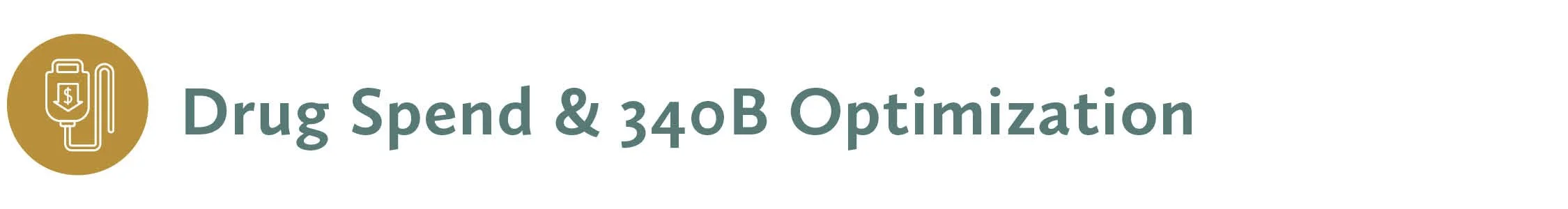 Drug spend and 340b optimization
