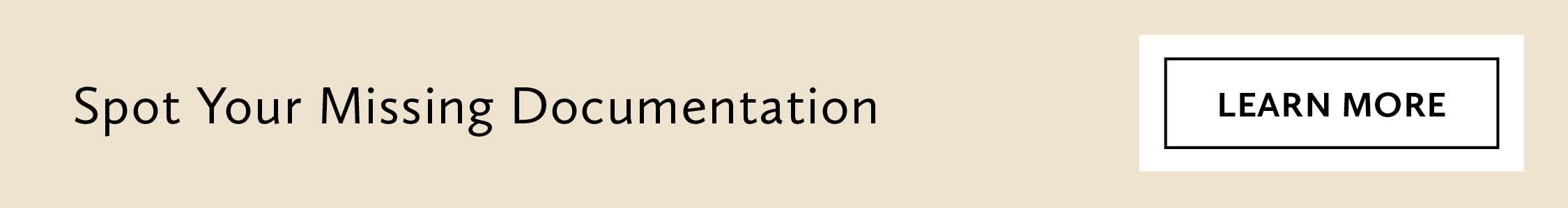 Spot you missing documentation button