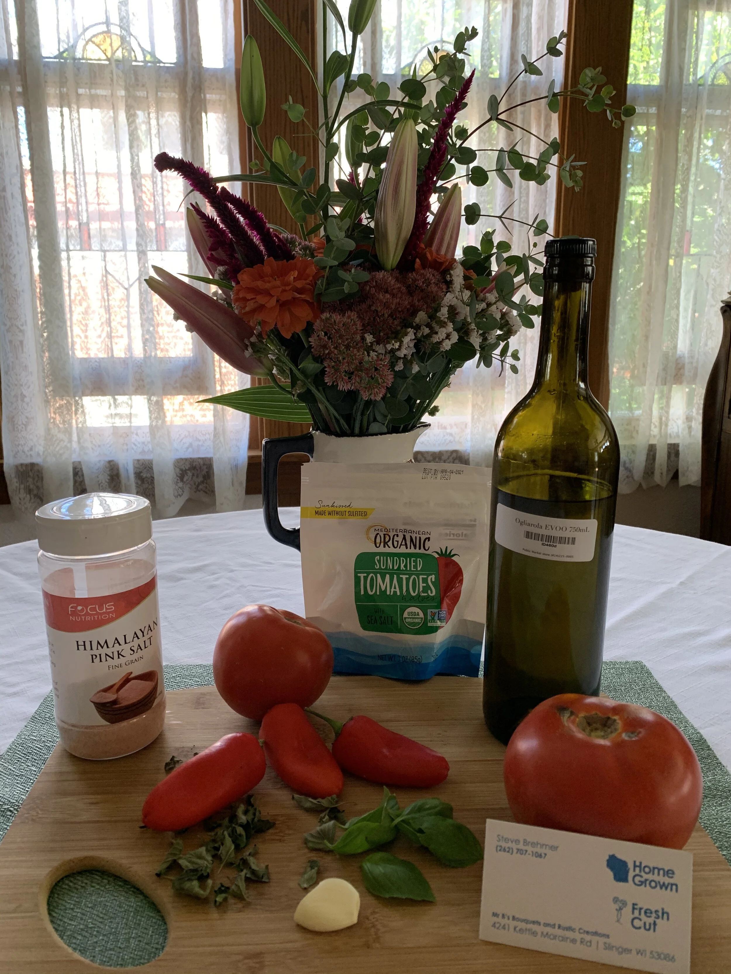 Vegan Marinara Sauce Using Locallly Grown Tomatoes