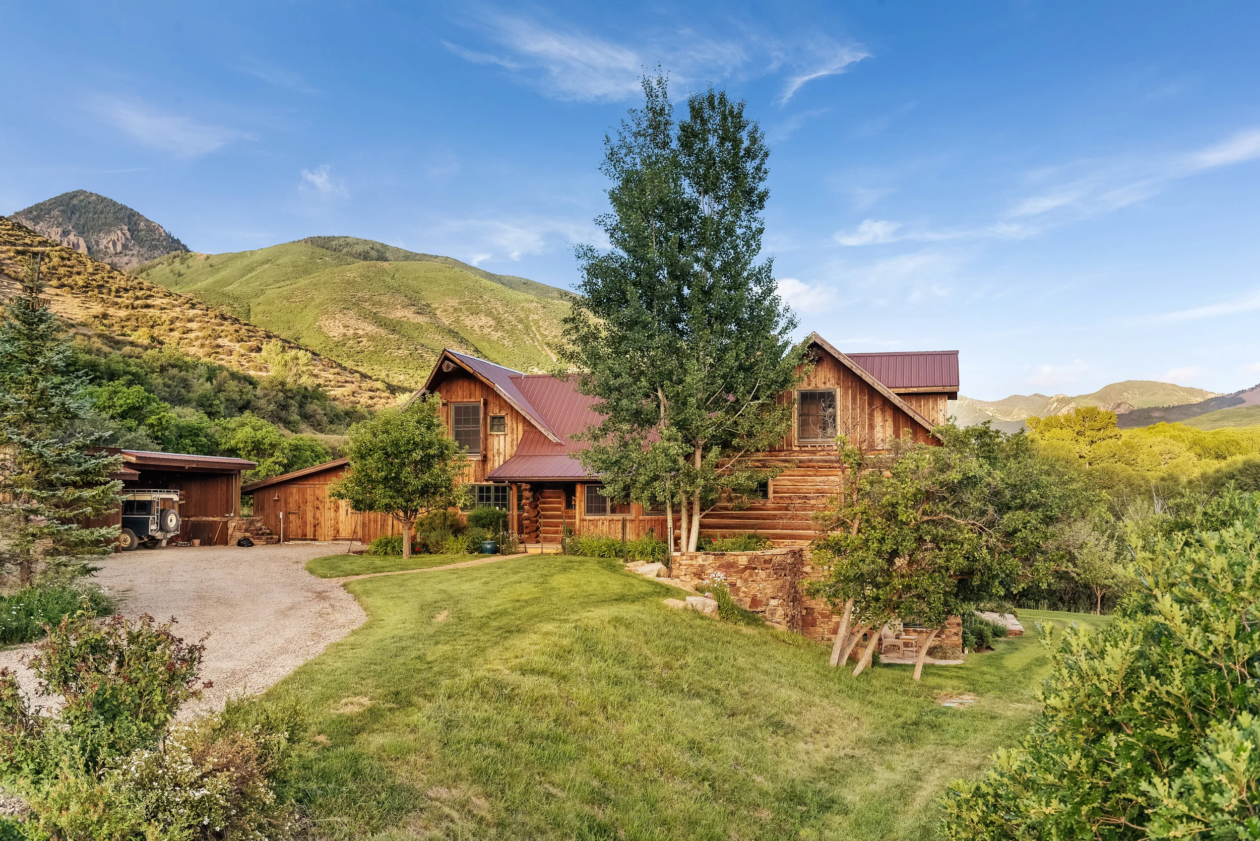 Hill House with Five Bedrooms and Six and One-Half Baths.