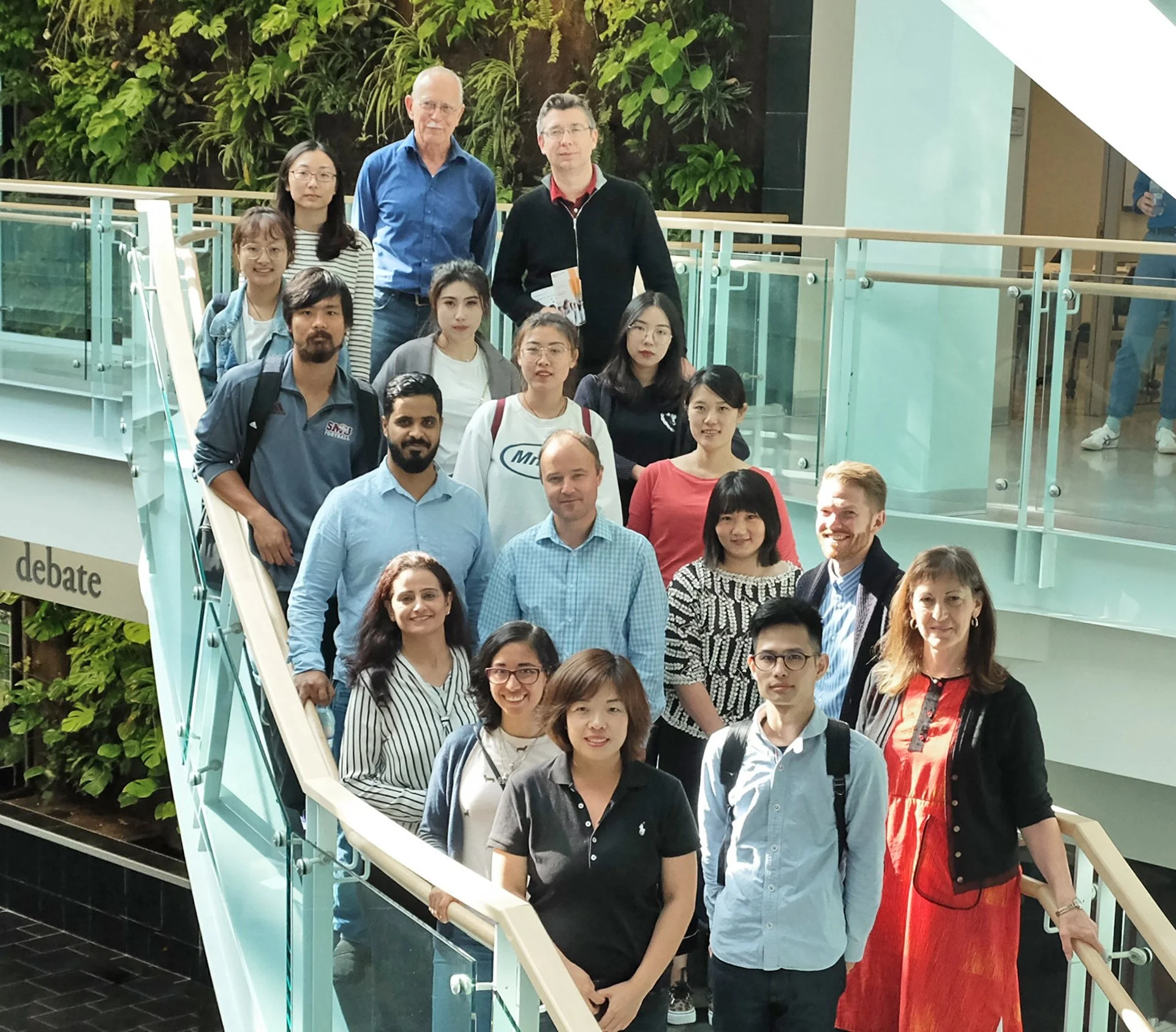 Students taking the new International Master of Teaching English (IMTE) program participated in a recent orientation led by Dr. Michael Legutke (back), visiting scholar and several instructors from the Faculty of Education.