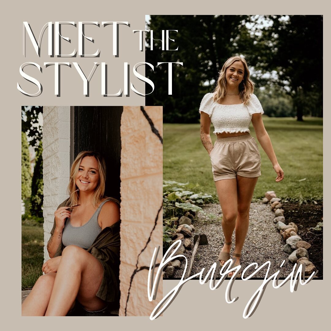 Meet our Stylist; @burgins.beauty 👏🏼🤩

Burgin&rsquo;s been slaying the game for 2 years now after graduating from the @saloninstitute !🙌🏻

Growing up right here in Northwest Ohio, Burgin attended Liberty Center High School (Go Tigers 🐅!!) befor