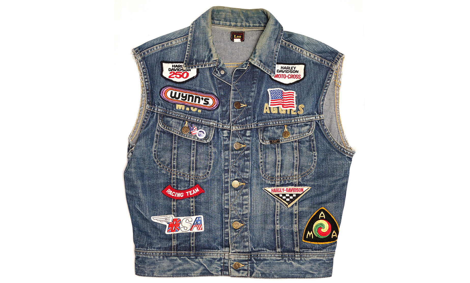 Lee 101 Cut-off Trucker Jacket with Patches SOLD