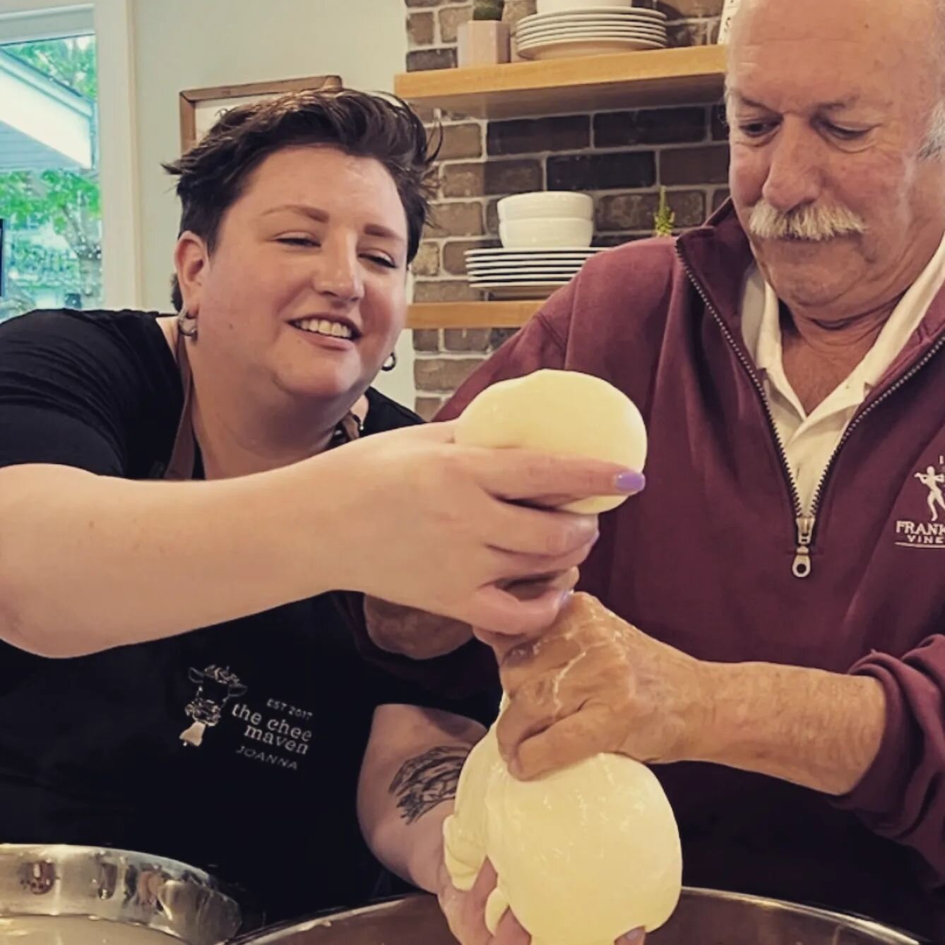 Mozzarella classes are back! Infinite fun for your favorite food loving group. I'll teach you, and then put you right to work! Message us for booking info 💓