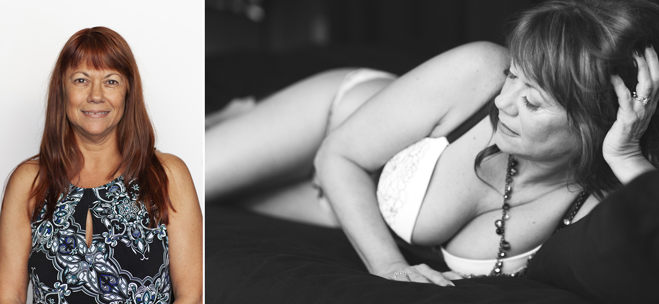 before and after mature boudoir photoshoot makeover virginia