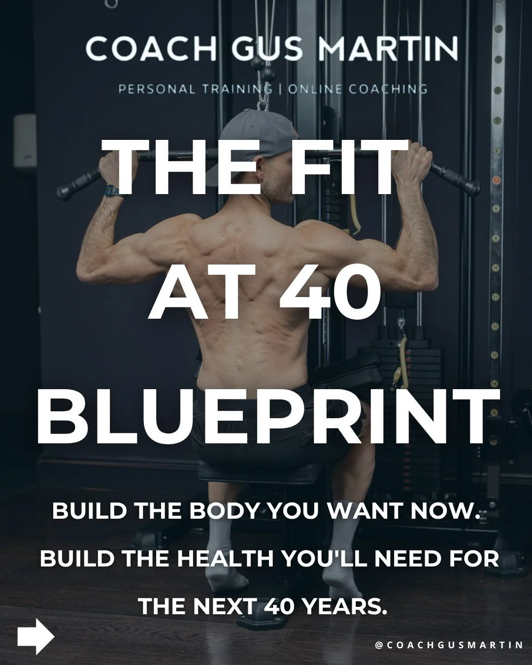 If you&rsquo;ve hit 40 and feel like you&rsquo;ve lost your edge, this is for you.

The Fit at 40 Blueprint isn&rsquo;t another 12-week transformation or crash diet.

It&rsquo;s a 6-month coaching programme designed to help busy people lose weight, b
