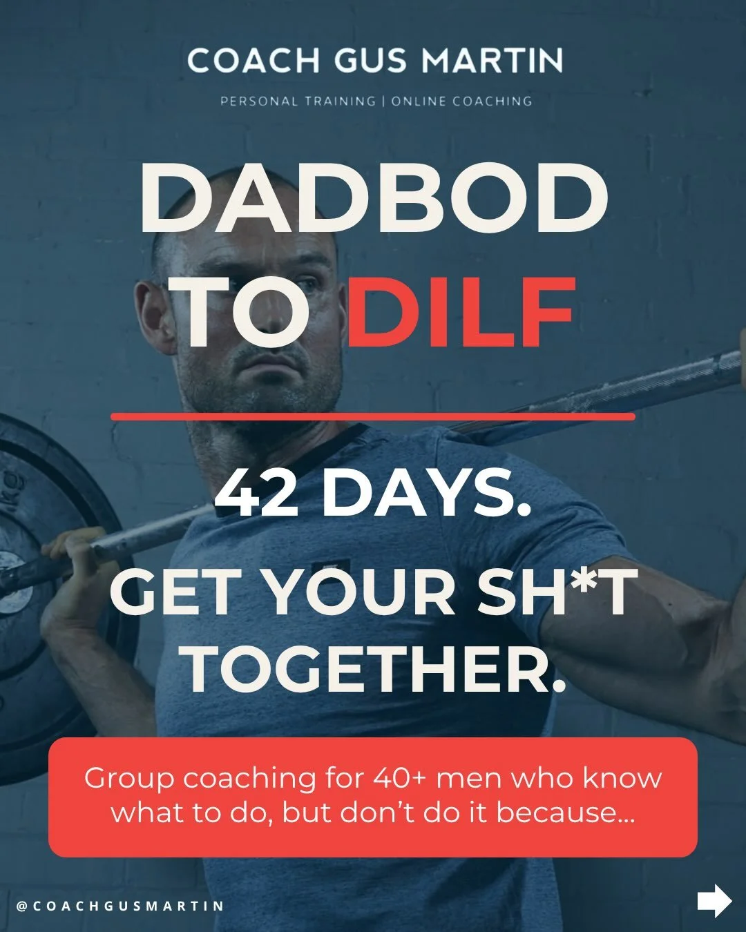 You can become a different human in 42 days if you have&hellip;

You don&rsquo;t need another diet.

And you don&rsquo;t need another training programme.

You know protein is good for you.
You know you should lift weights.
You know 10,000 steps beats
