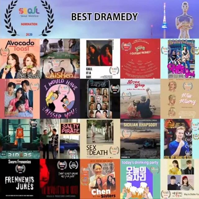 We've been nominated for best dramedy in @seoulwebfest !!!
The festival will be online this year in August, so more details to come on how you'll be able to watch!