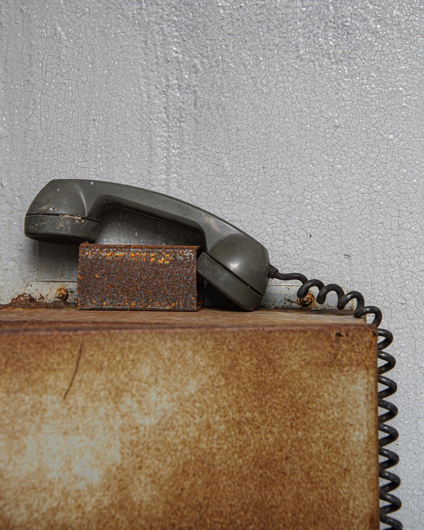The telephone receivers that I shot in @southdwntn were some of my favorite subjects. Not only does this plastic coil-corded object take us back to the 1900&rsquo;s, it also acts as a simple symbol representing the importance of two-way communication