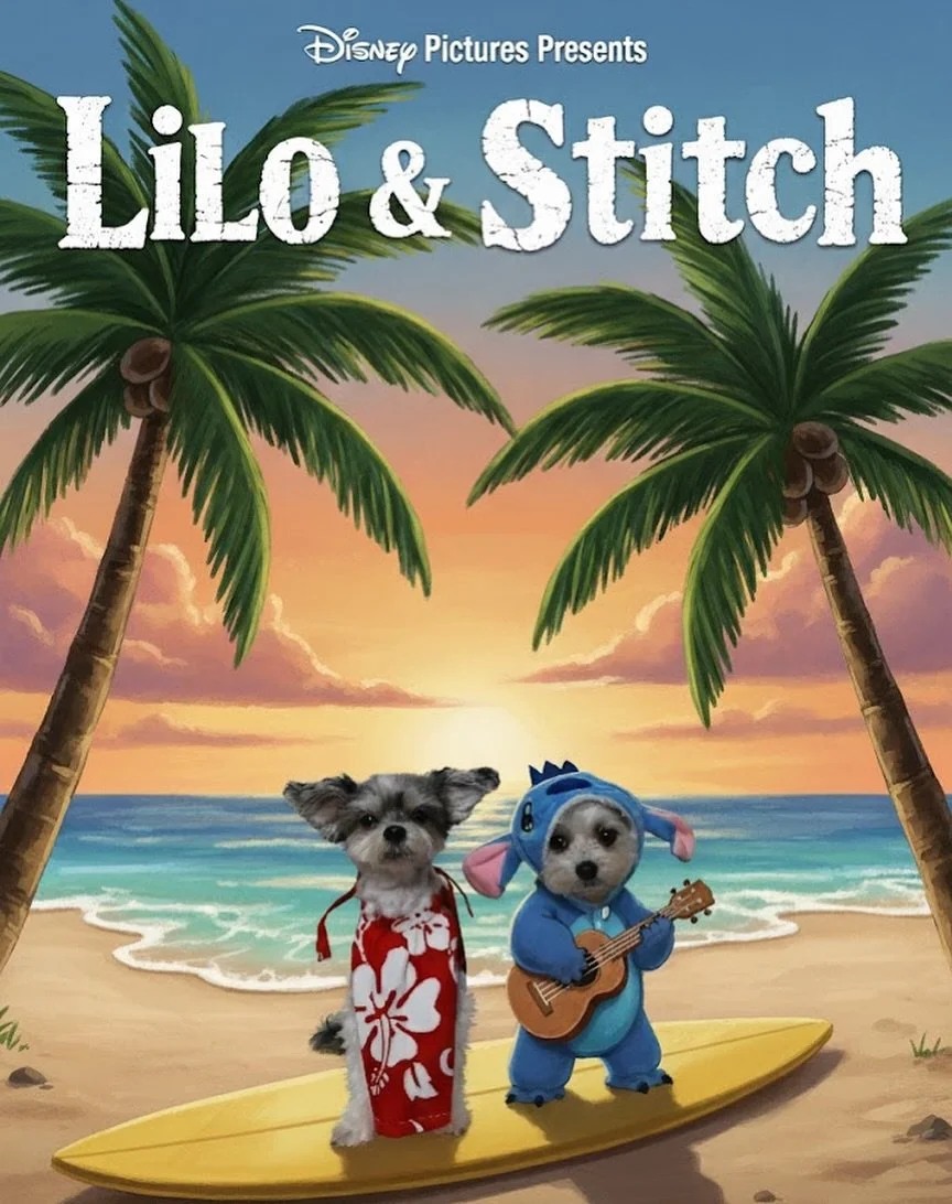 &ldquo;ALOHA! We&rsquo;re fluffy &amp; feisty and always looking for snacks!!!&rdquo; - Lilo and Stitch 🎃✨🌺 Happy Halloween!