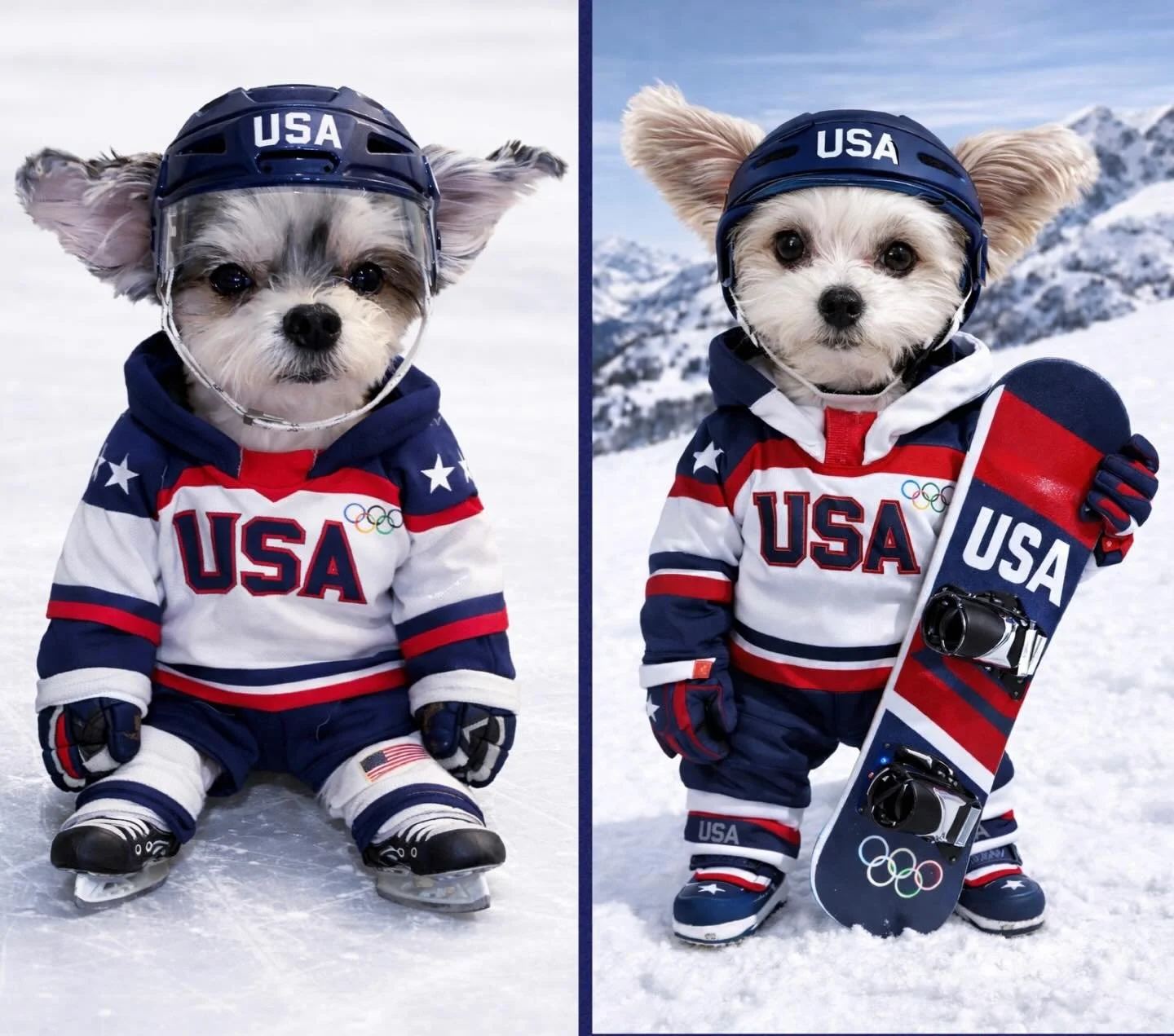 Olympics? Obsessed. 🐾🔥
Happy Opening Ceremony, @teamusa 🇺🇸
Excited pups reporting for competition 🏆🐶

#olympics #winterolympics #sportdog